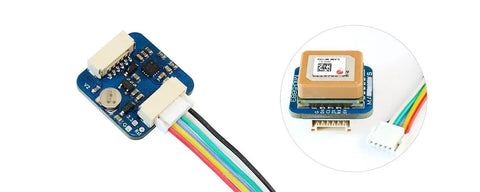 Pro Grade GNSS GPS Module For SAM M10Q And Compass M10Q-5883 Ultra Lightweight Flight Sensor with wiring cables