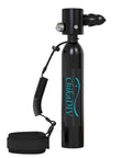 Black Mini 0.5L Scuba Tank Lightweight Diving Tank With DOT Certification Backup Air Supply For Beginners
