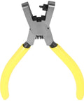Single Hole Punch Plier for Paper and Craft Projects 2mm Punch Diameter Handheld Metal Hole Puncher Tool with yellow handles