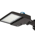 200W LED Parking Lot Light With Photocell And Adjustable Arm Mount, 28,000 Lumens Of Beast Bright 5000K Daylight, outdoor view