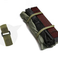Heavy Duty Polyester Luggage Straps Four Pack For Camping And Travel securing bundled gear for outdoor trips and travel.