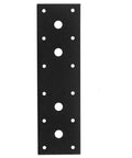Six Pack Black Flat Mending Plates 8.5 Inch By 2.375 Inch Repair Brackets For 2x Wood Furniture Heavy Duty Carbon Steel With Black Finish