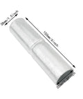 2 Pack Top Rail Fence Sleeve Fits One And Three Eighths Inch OD Rails Six Inch Long Chain Link Fence Top Rail Adapter Tube Connector Steel Construction Easy No Drill No Fuss Install
