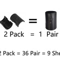 72 Pack Wire Shelf Clips For 1 Inch Posts 36 Pairs Shelving Sleeves Replacements shown in calculation diagram