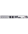 Sinewave UPS Battery Backup And Surge Protector 500VA 300W With 6 Outlets AVR 1U Rackmount UL Certified rear view showing ports