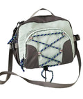 Lightweight Nylon Camping Backpack With Breathable Comfort Large Capacity Grey Build Durable Scratch Resistant Material Smooth Zippers