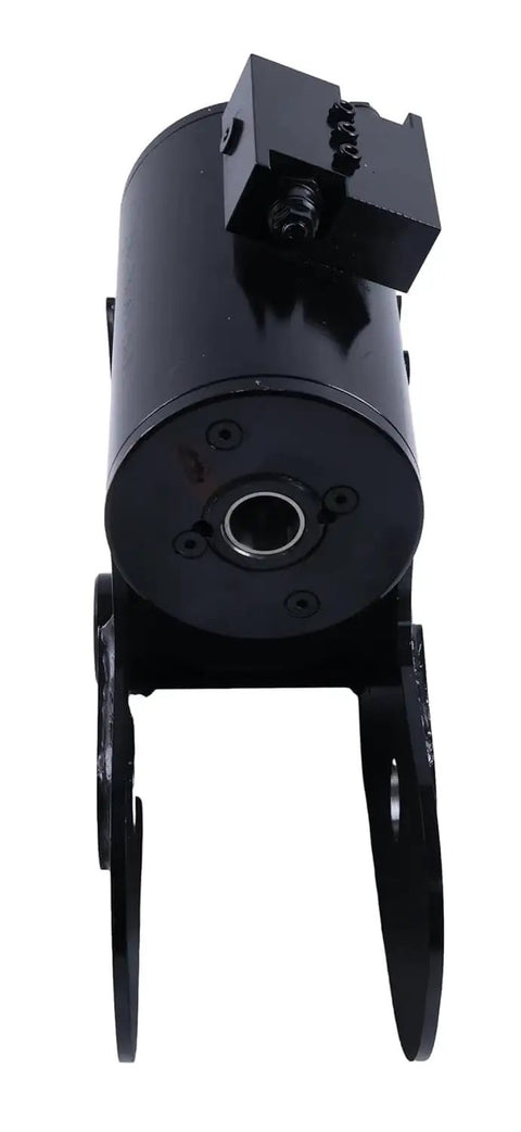 Heavy Duty Hydraulic Platform Rotate Actuator 1001181050 front view showcasing its sturdy design and mounting features.