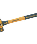 3-Lb Cross Peen Hammer with Fiberglass Handle, hardened drop forged alloy steel head, polished face and peen