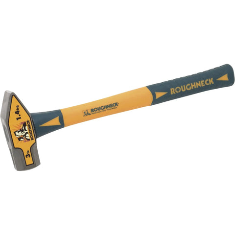 3-Lb Cross Peen Hammer with Fiberglass Handle, hardened drop forged alloy steel head, polished face and peen