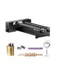 Pro Laser Rotary Roller For Round Etching With Dope 360 Auto Spin And Hella Wide 6 To 300 Millimeter Dial that showcases versatile laser marking for various items.