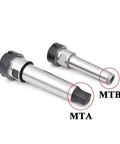 Top Tiers Spring Collet Set ER20 ER25 ER32 ER40 With ChuckMorse MTB Holders For Pro CNC Milling High Precision complete set showing MTB and MTA holders.