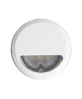 Round white LED stair light from Bronze LED Stair Light 4 Pack With Aluminum Housing And Polycarbonate Lens Cree SMD 3000K Deck Stair Lighting Kit