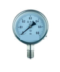 Heavy Duty Steam Boiler Pressure Gauge 1 Piece Model YBF100 for precise readouts, steel case, easy install, clear dial