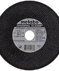6 X.04 X 7/8 In Slicer Cutoff Wheel Type 1 Aluminum Oxide For Steel And Stainless Steel Rod And Rebar 50 Pack Fast Burr Free Cool Cut Up To 15000 RPM General Purpose black wheel with label