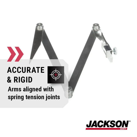 Tough As Nails Aluminum Contour Radius Marker with spring tension joints for tracing 48-inch circles accurately.