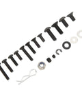 Stainless Steel RC Screw Kit 522 Piece Hardware Set For RC Cars With Individually Packaged Screws Heavy Duty Fasteners For Easy Field Repairs: black screws, washers, nut