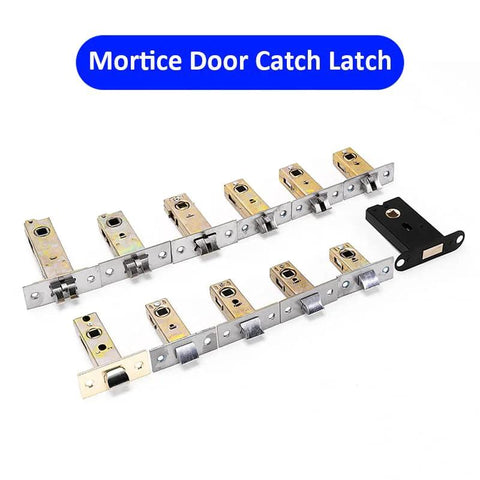Reversible Tubular Mortice Door Latch For Internal Doors with silent operation, showcasing 45mm backset and square spindle components.