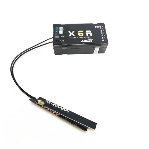 2.4G 16CH SBUS RC Receiver with PCB Antenna and Smart Port Telemetry for Taranis X9D Jumper T16 T18