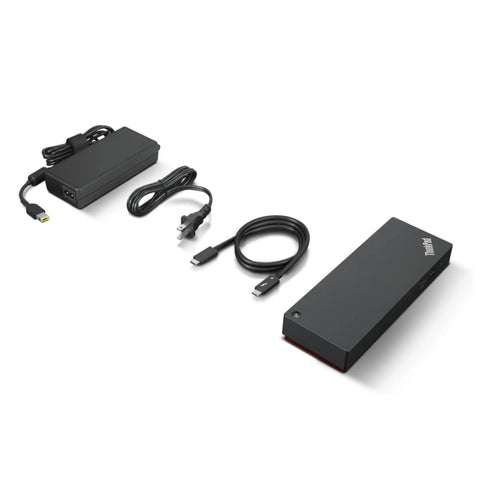 Beast Mode Thunderbolt 4 Cable In Classic Black For Ridiculous Speed Data Transfer Power Delivery And Rock Solid Universal Plug Play Compatibility Gotta Upgrade Your Rig Today W126664392 with power adapter and cables