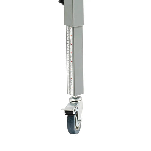 Adjustable Roller Conveyor Heavy Duty Material Handling Gear For Warehouse Packaging Lines Flexible Gravity Conveyor System adjustable leg with ruler and caster wheel