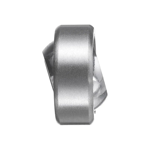 2 Pack COM6T Spherical Plain Bearings 3/8 X 13/16 X 13/32 Chrome Steel Heavy Duty Industrial Grade Bushings shown from side
