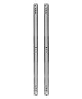 Ball Bearing Drawer Slides For Tool Cabinets Heavy Duty Steel Bidirectional Glide 2-pack shown vertically