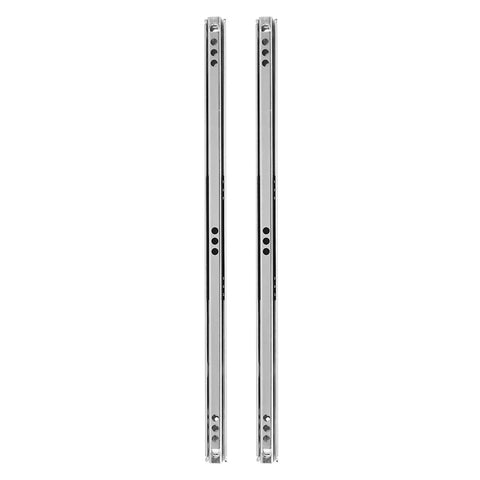 Drawer Slides With Steel Ball Bearings Smooth Glide 2 Pack For Cabinets And Furniture Easy Install Quiet Operation Heavy Duty Rails