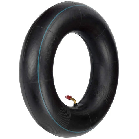 Heavy Duty Inner Tire Tube For 4.80 4.00-8 Tires with TR87 Angled Valve Stem, shown in side view, suitable for mowers, carts, 2 Pack