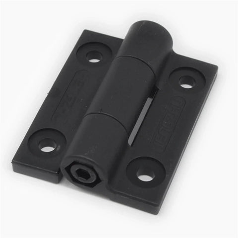 Plastic Black Torque Hinges For Doors With Damping, Beefy Durable And Easy Install Gate Hinge Replacement, 1 Piece, Smooth Close XK561