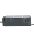 Side view of Pro Grade Digital Surface Roughness Tester For Ra Rz Rq Rt With Four Parameters And RC And P Filtering, Inductance Sensor, ISO DIN ANSI JIS Compliant, Compact Handy Gauge For Spot On Metal Surface Measurements.
