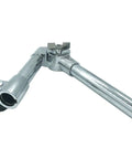 Built Tough Electronic Drum Module Mount Plate With Adjustable Tilting Holder, metal alloy, shown with tilt mechanism