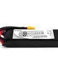 2 Pack 11.1V 2200mAh 35C Li Ion Battery XT60 Plug For FPV Drone RC Aircraft With B3 Balance Charger, showing single battery