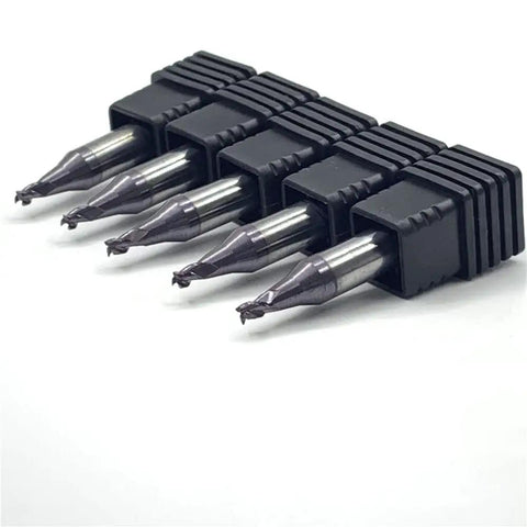 2.5mm End Milling Cutter Solid Carbide RIC05304B B3320 WC011A For Laser Key Machines Dope 5 Piece Set
