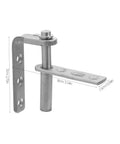 Stainless Steel Self Closing Door Hinge For Cabinets And Wood Doors With Dual Swing Operation Heavy Duty Build No Fuss Install Ideal For Cafe And Bar Doors, 7cm hinge
