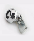 Mini Triangular Cylinder Cam Lock With Key, the smallest Cinet style door lock in durable metal housing for secure access.