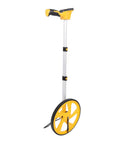 GOWENIC Distance Measuring Wheel with Backlit Digital Display, Telescopic, featuring a yellow wheel and aluminum handle.