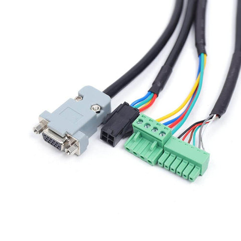 3 meter encoder cables for Closed Loop Stepper Motor Kit with 12NM Hybrid Servo Driver for CNC Engraving, 3 Axis Precision Motion Control.