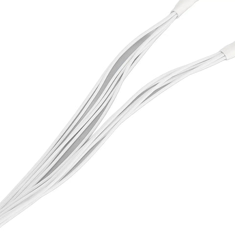 Fresh Sleeved Pcie 5.0 Extension Cable For Dope Gpu Power Delivery And Tight Rig Routing With Dependable 16 Awg Wiring built for Nvidia RTX 4090, 4080, and 3090 Ti, close-up of braided cable.