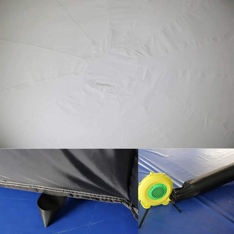 Interior view of Mobile Inflatable Planetarium Dome For School Projection Tent With Air Blower and PVC Floor Mat Black 9.84ft Dome
