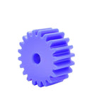 Blue Nylon Spur Gear 12T To 36T 1.5M Long Flat Cylindrical Drive Gear With 6mm Bore Easy Install Plastic Transmission Gear