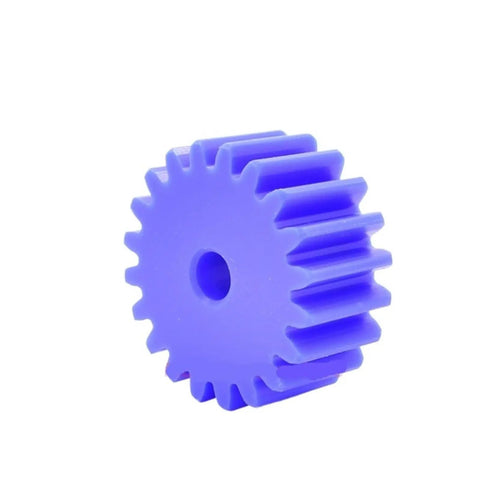 Blue Nylon Spur Gear 12T To 36T 1.5M Long Flat Cylindrical Drive Gear With 6mm Bore Easy Install Plastic Transmission Gear