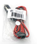 Car Auxiliary 12V Power Plug Adapter Cable for Ham Radio with Mini Tamiya Connector visible in packaging