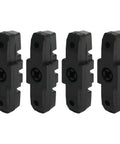Two Pairs Bicycle Brake Pads Replacement For HS11 HS22 HS24 HS33, Durable Rubber Pads For Quiet, Smooth Stopping On Wet Or Dry Roads