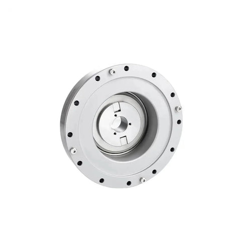 Strain Wave Gear Reducer HS32I for robotics and precision automation, compact design, front view, multi-tooth meshing, flexible bearings
