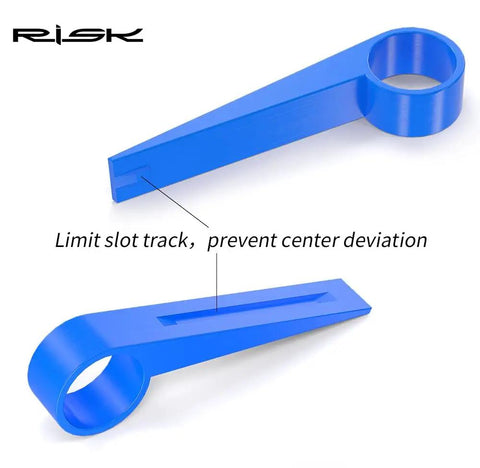 Blue plastic Hydraulic Disc Brake Piston Press Tool For Road And MTB Bikes Caliper Reset And Retracting Repair Aid Easy Piston Reset