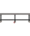 Tough As Nails Mobile Welding Fixture Table 120 X 48 X 36 Inches with precision laser cut grid and rolling casters.