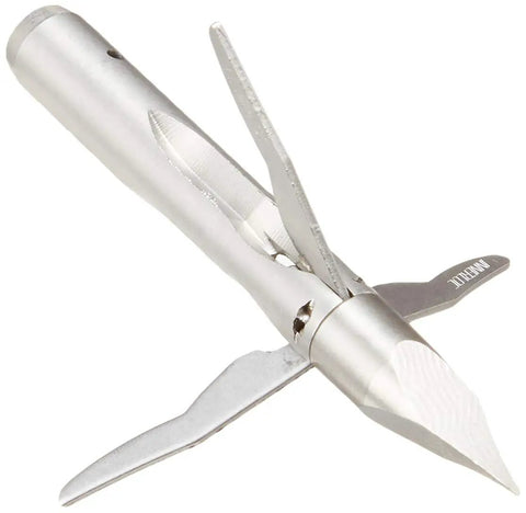 Three Barb Grapid Bowfishing Point With Back Extension Stud for fast easy fish removal and accurate hits heavy duty arrow tip