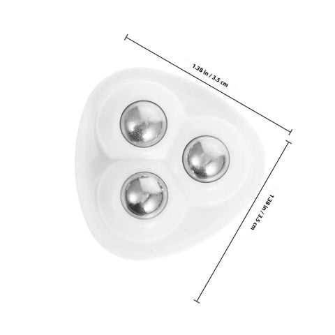 Kickstart Your Home Setup With Heavy Duty Peel And Stick Caster Wheels Featuring Stainless Steel Rollers for furniture, 1.38 in size.