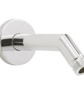 Neo Shower Arm And Flange 7 Inch Polished Chrome Finish Brass Construction With Half Inch NPTM Inlet And Outlet Built Solid