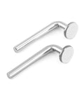 Pallet Rack Drop Pins Set 100 Pcs M7x55mm Heavy Duty J Bolt Safety Universal Pins For Shelving Systems Cross Beam Locker Pins Galvanized Carbon Steel 8mm 5/16in Hole Compatible Ideal For Warehouse And Home, two galvanized pins